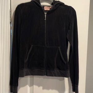 Juicy Couture velour hoodie with full zipper